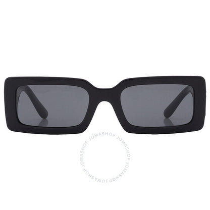 Dolce & Gabbana, Dark Grey Rectangular Ladies Sunglasses
