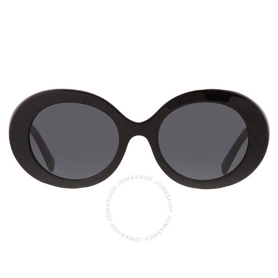Dolce & Gabbana, Darkj Grey Oval Ladies Sunglasses