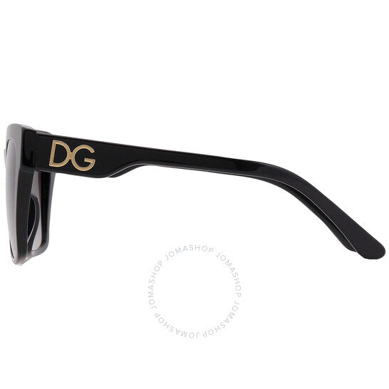 Dolce & Gabbana, Grey Gradient Butterfly Ladies Sunglasses
