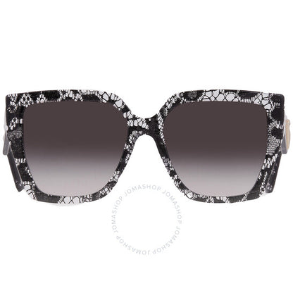 Dolce & Gabbana, Grey Gradient Butterfly Ladies Sunglasses