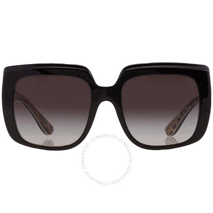 نظارات شمسية نسائية مربعة رمادية متدرجة من دولتشي آند غابانا