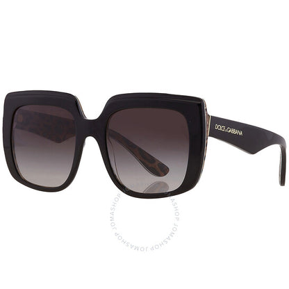 نظارات شمسية نسائية مربعة رمادية متدرجة من دولتشي آند غابانا