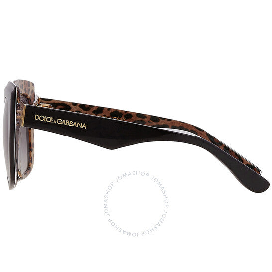 نظارات شمسية نسائية مربعة رمادية متدرجة من دولتشي آند غابانا