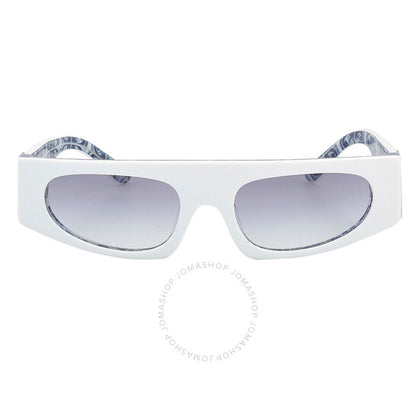 Dolce & Gabbana, Light Blue Gradient Browline Ladies Sunglasses