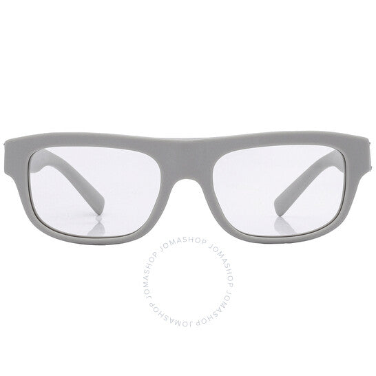 نظارة شمسية دولتشي آند غابانا، مستطيلة فوتوكروماتيكية للرجال، لون بني فاتح