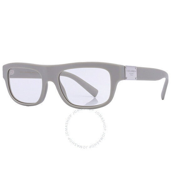 نظارة شمسية دولتشي آند غابانا، مستطيلة فوتوكروماتيكية للرجال، لون بني فاتح