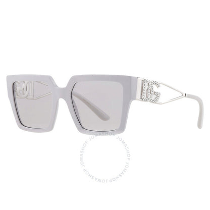 Dolce & Gabbana, Light Grey Square Ladies Sunglasses