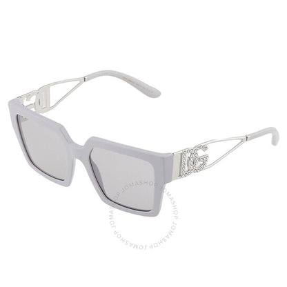 Dolce & Gabbana, Light Grey Square Ladies Sunglasses