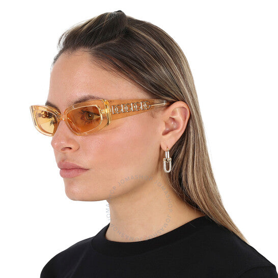 Dolce & Gabbana, Light Orange Cat Eye Ladies Sunglasses