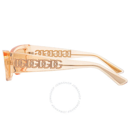 Dolce & Gabbana, Light Orange Cat Eye Ladies Sunglasses