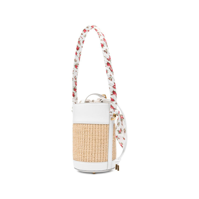 Capri Rafia Bucket Bag