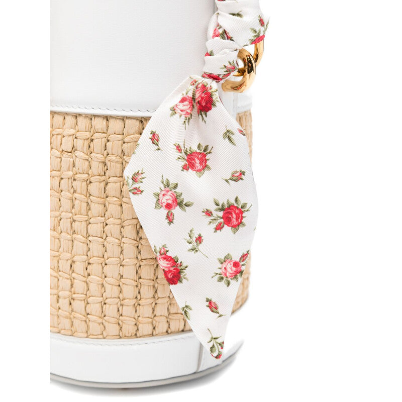 Capri Rafia Bucket Bag