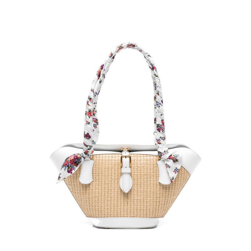 Capri Straw Backet Bag