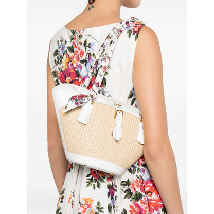 Capri Straw Backet Bag