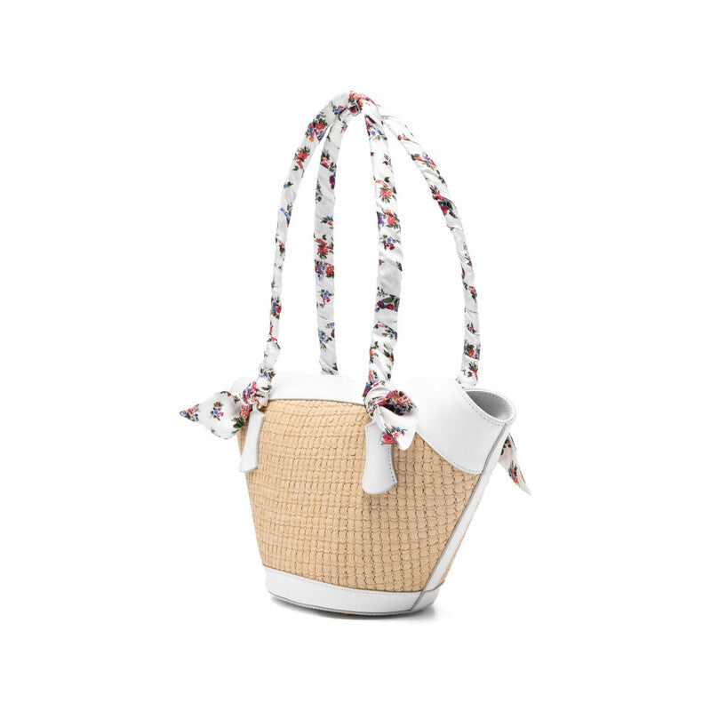 Capri Straw Backet Bag