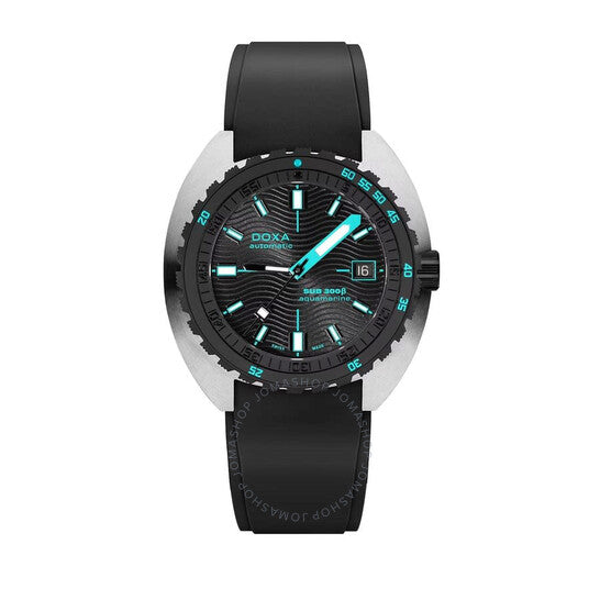 دوكسا، ساعة سيرامبلر أوتوماتيكية للرجال بمينا أسود