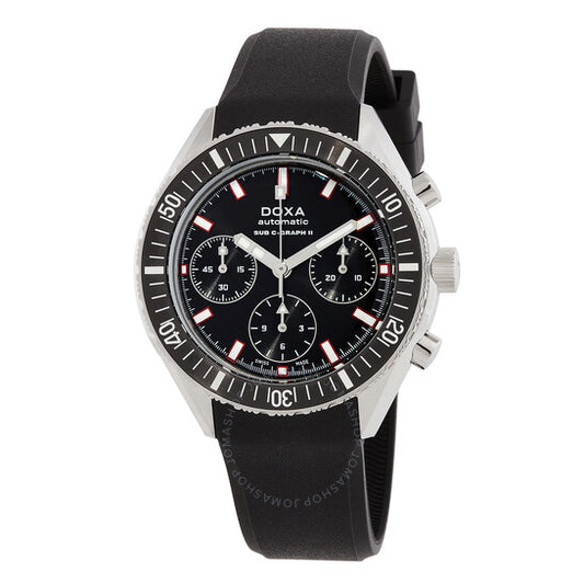 Doxa, SUB 200 C-Graph II Chronograph Automatic Black Dial Men's Watch