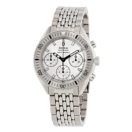Doxa, SUB 200 C-GRAPH II Chronograph Automatic Silver Dial Men's Watch