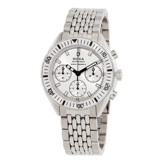 Doxa, SUB 200 C-Graph II Chronograph Automatic Silver Dial Men's Watch