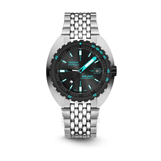 Doxa, SUB 300Ã Aquamarine Automatic Black Dial Men's Watch