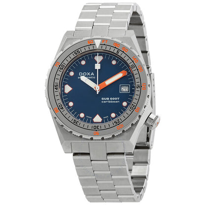 Doxa, Sub 600T Caribbean Automatic Blue Dial Men's Watch