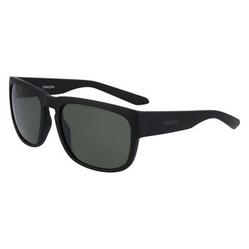 Men's Black Square Sunglasses