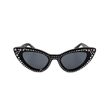 Ladies Black Cat Eye Sunglasses