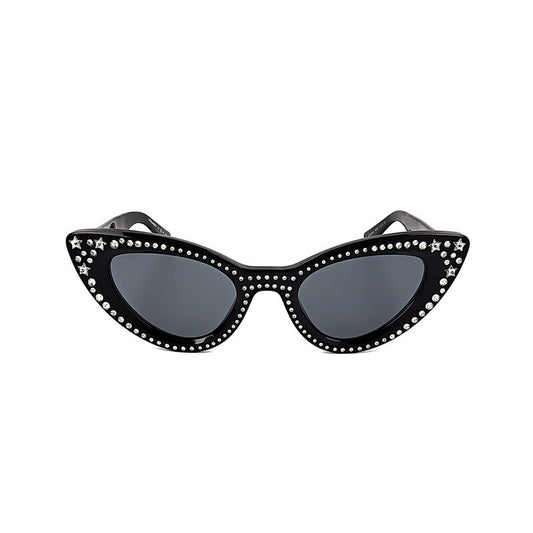 Ladies Black Cat Eye Sunglasses