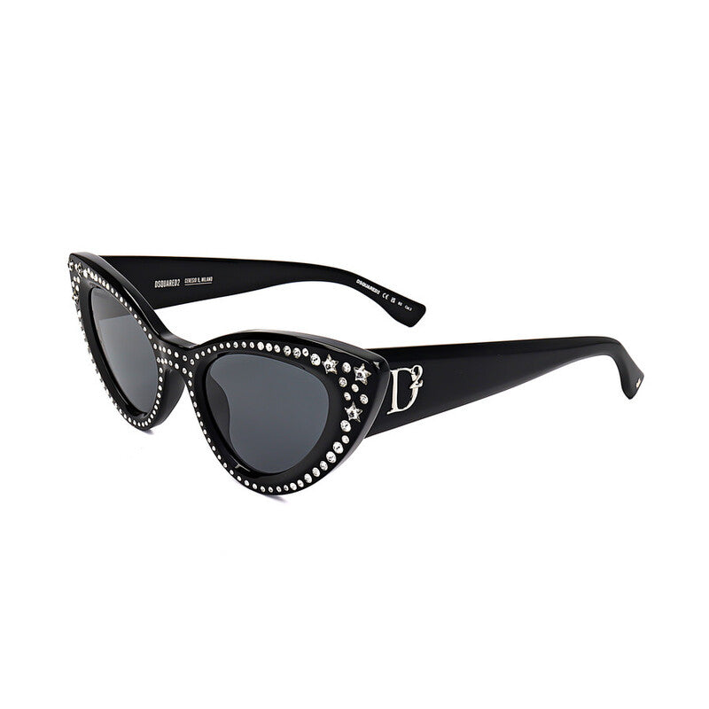 Ladies Black Cat Eye Sunglasses