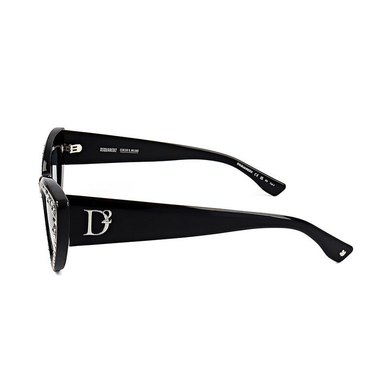 Ladies Black Cat Eye Sunglasses