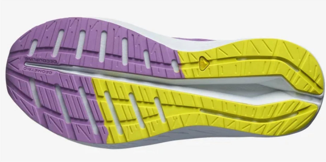 women's aero blaze 2 running shoes in iris orchid/ dragon fire/sulphur spring