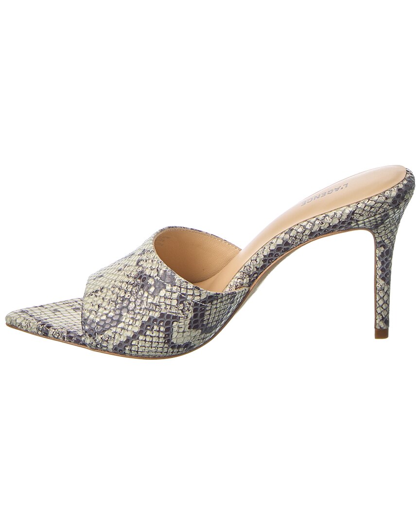 lolita leather heeled mule