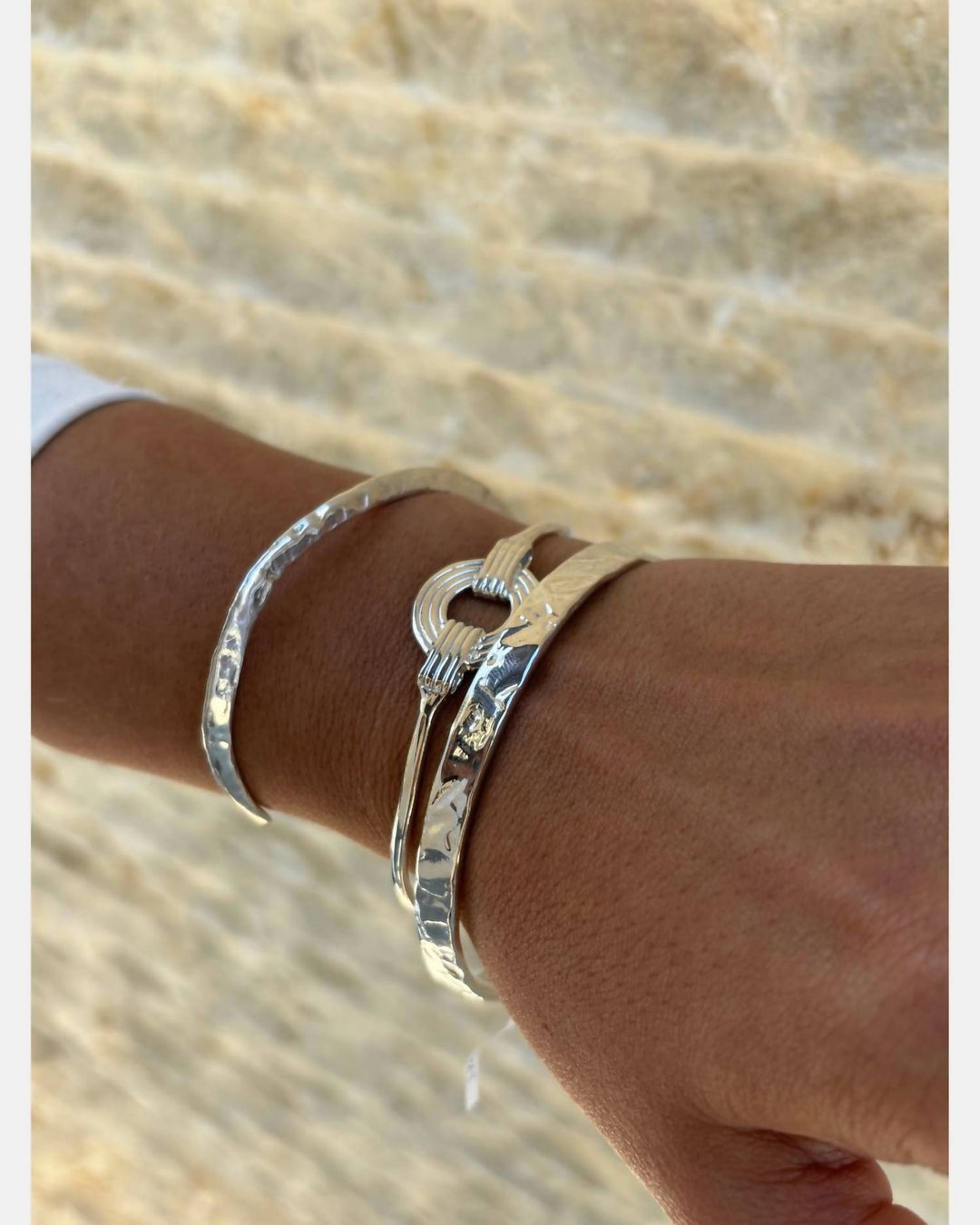 women's circa bangle bracelet in silver