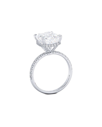14k 4.50 ct. tw. lab-grown diamond ring