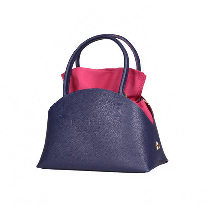 handful of glam in navy with fuchsia pouch