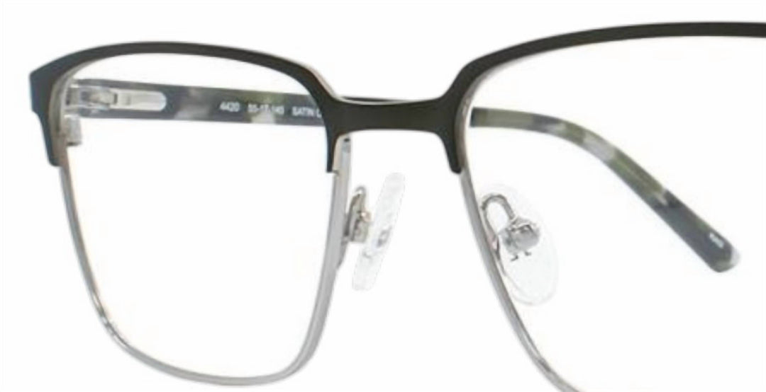 men's 4420 eyeglasses frame in satin olive