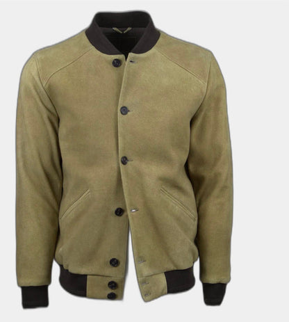 loom bomber jacket in caramel