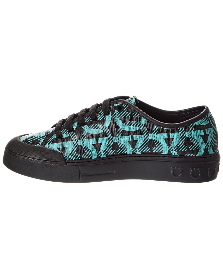 ferragamo rebel 6 leather sneaker