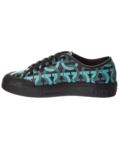 ferragamo rebel 6 leather sneaker