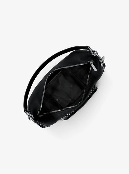 merritt small pebbled leather convertible crossbody bag