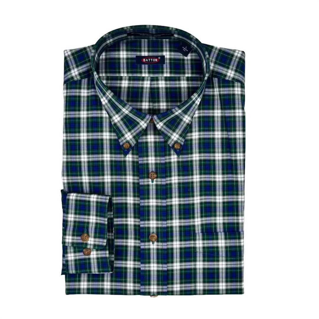 Medium - blue plaid