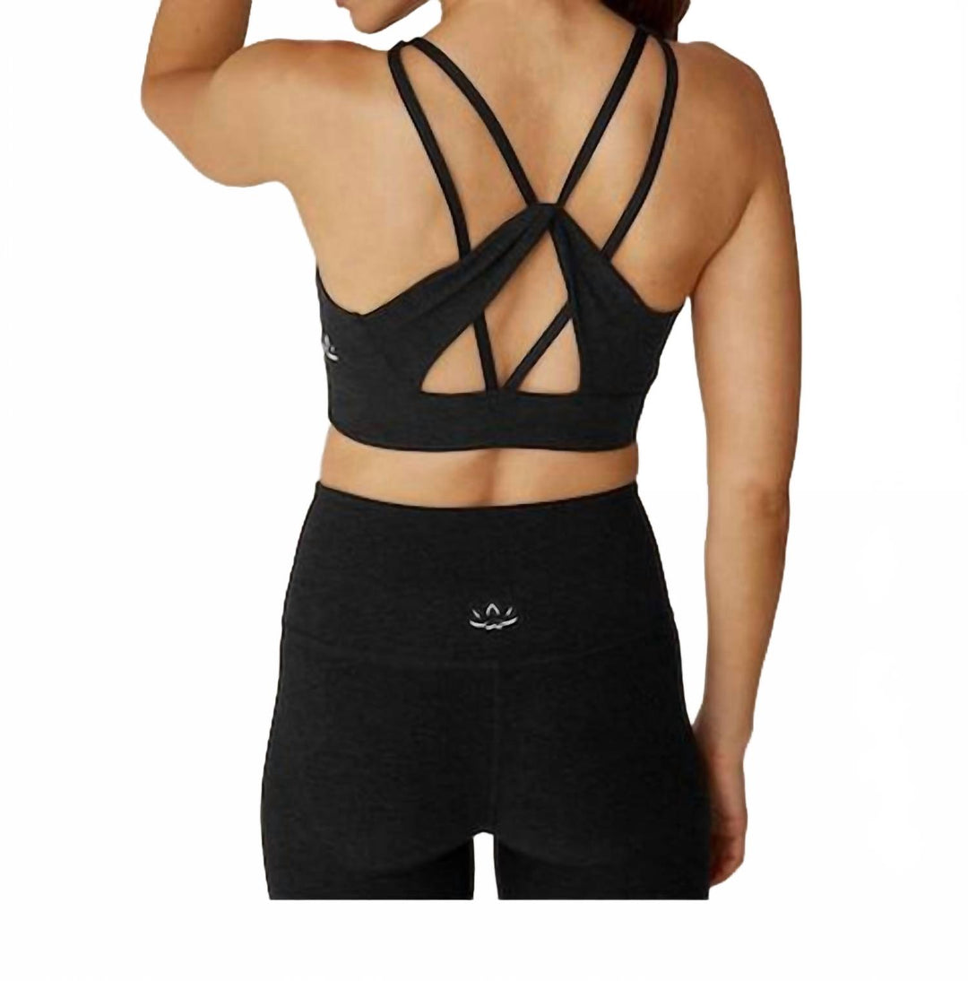 spacedye enlighten long line bra in darkest night