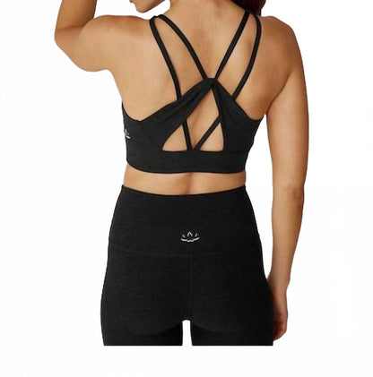 spacedye enlighten long line bra in darkest night