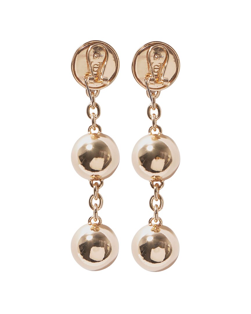 cz triple ball drop earrings