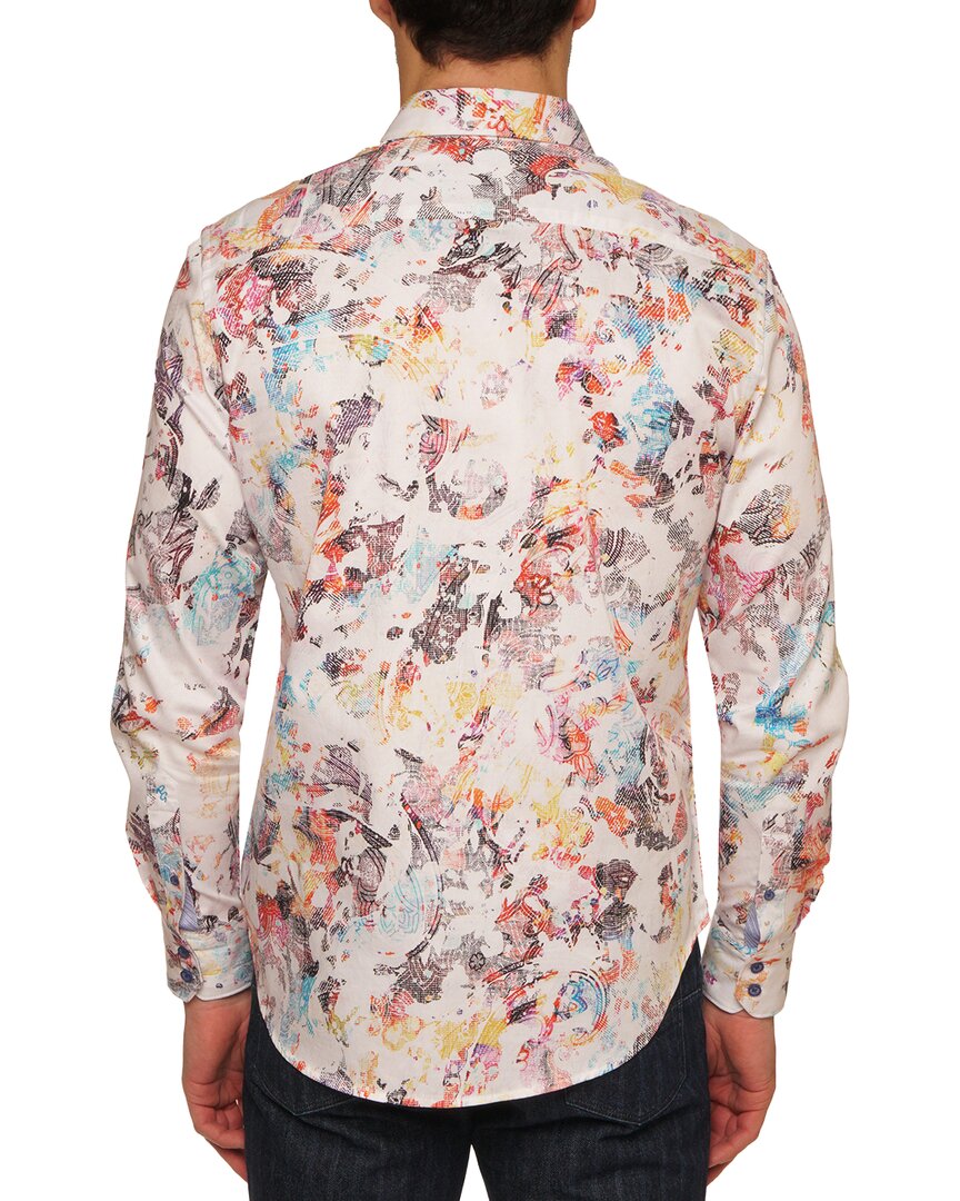 splash of color woven shirt