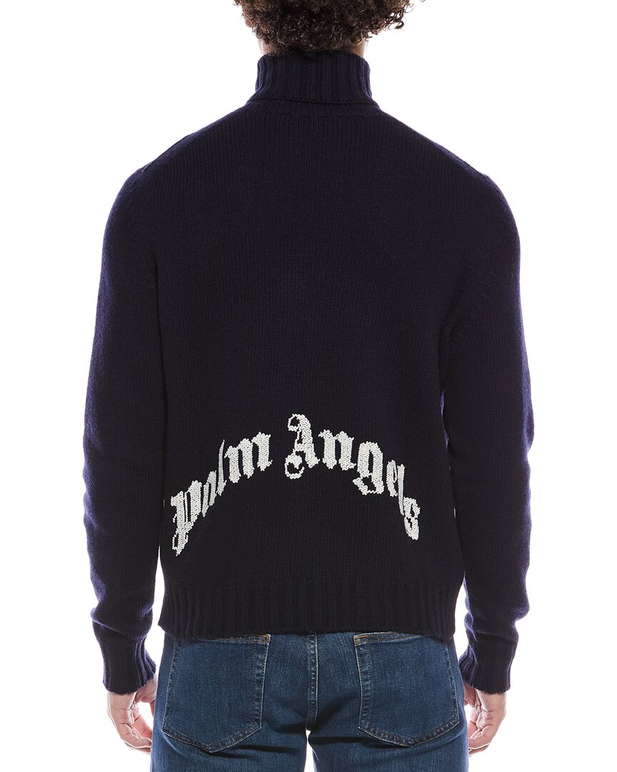 wool-blend turtleneck sweater