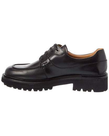 ferragamo gorin leather derby