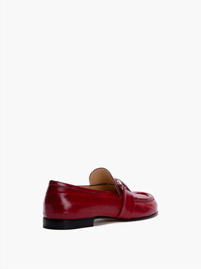 monogram loafers in rosewood