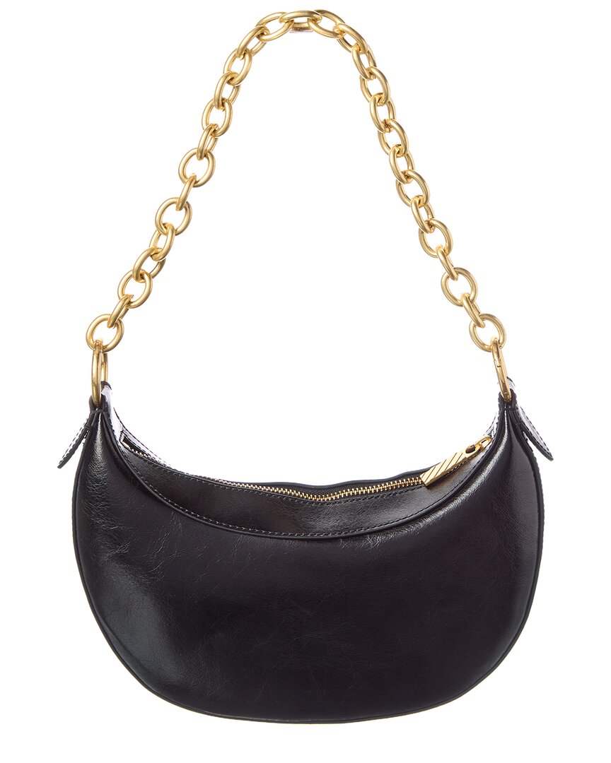 off-white hemisphere leather hobo bag