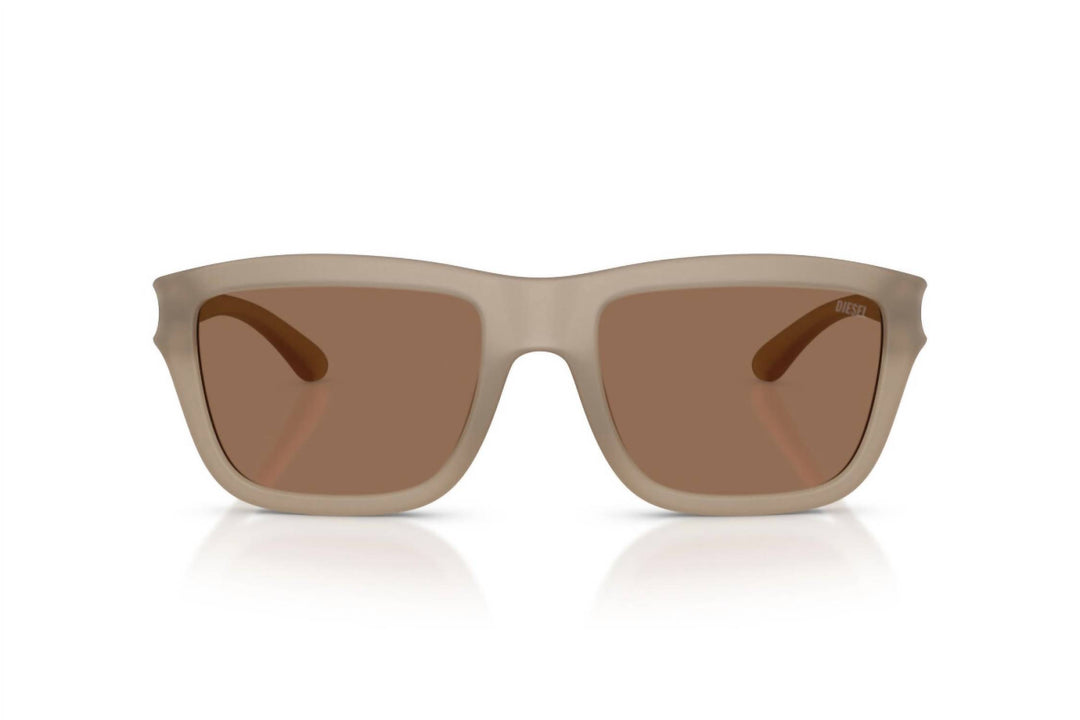 unisex dl3006u 201273 sunglasses in opal transparent grey